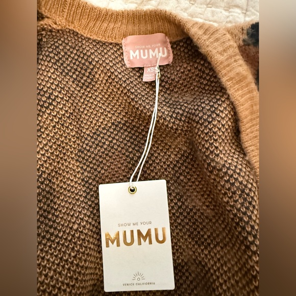 Show Me Your MuMu Tan and Black Leopard Cardigan - Picture 7 of 9